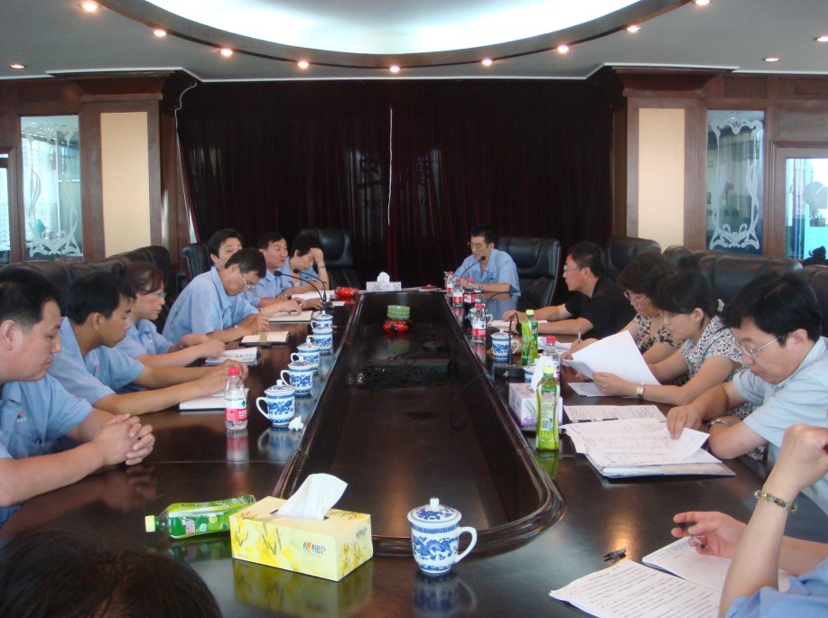 2012年8月8日，中國方圓認證集團遼寧公司的專家組對我公司的三個體系認證進行了年度審檢